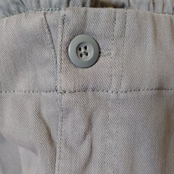 NWT 32 Degrees Women's Knit Stretch Elastic Waist Twill Pants Green XL - Picture 5 of 5